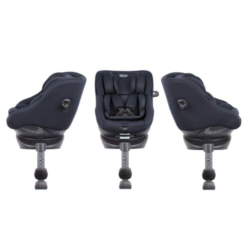 Scaun auto Graco rotativ 360 Turn2Me i-Size Navy, Culoare: Albastru, Grupa: 0-18kg (0 luni - 4 ani),poza 4  - ExclusivMAG.ro Scaun auto Graco rotativ 360 Turn2Me i-Size Navy, Culoare: Albastru, Grupa: 0-18kg (0 luni - 4 ani),poza 4