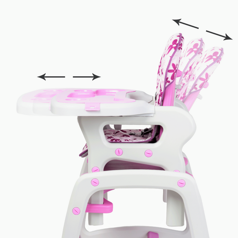 Scaun de masa Juju Eat&Play, Mov, Culoare: Mov,poza 9  - ExclusivMAG.ro Scaun de masa Juju Eat&Play, Mov, Culoare: Mov,poza 9