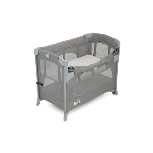 Patut pliant pentru cosleeping Joie Kubbie Foggy Gray, Culoare: Gri, Dimensiuni: 95x65,poza 6