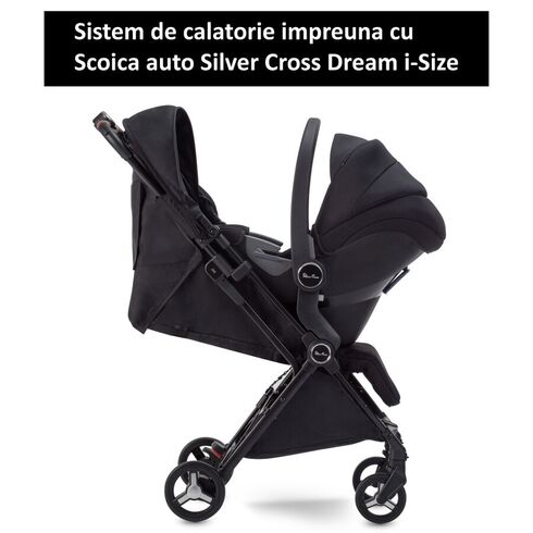 Carucior Silver Cross Jet 3 Black, Culoare: Negru - poza 5 - ExclusivMAG.ro