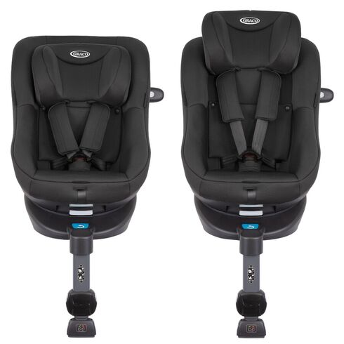 Scaun auto Graco rotativ 360 Turn2Me i-Size Midnight, Culoare: Negru, Grupa: 0-18kg (0 luni - 4 ani),poza 3