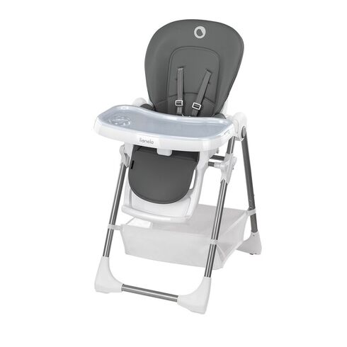 Scaun de masa, Lionelo, Linn Plus, Reglabil, 6 Pozitii pe inaltime, Spatar reglabil in 3 pozitii, Din metal, Conform cu standardul europeane de securitate EN14988, Gri, Culoare: Gri