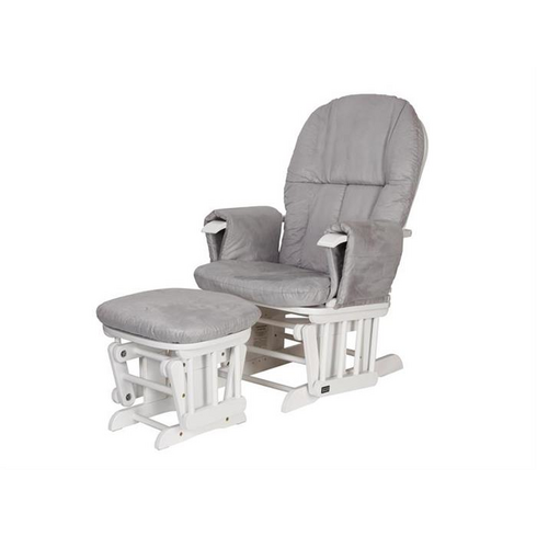 Fotoliu reglabil alaptare, cu suport pentru picioare Gri Tutti Bambini, Culoare: Gri,poza 2