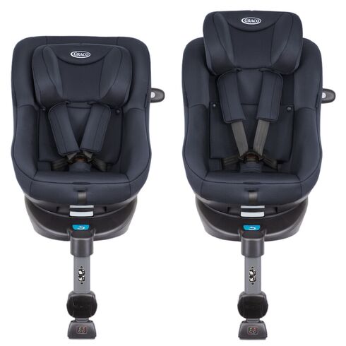 Scaun auto Graco rotativ 360 Turn2Me i-Size Navy, Culoare: Albastru, Grupa: 0-18kg (0 luni - 4 ani),poza 3  - ExclusivMAG.ro Scaun auto Graco rotativ 360 Turn2Me i-Size Navy, Culoare: Albastru, Grupa: 0-18kg (0 luni - 4 ani),poza 3