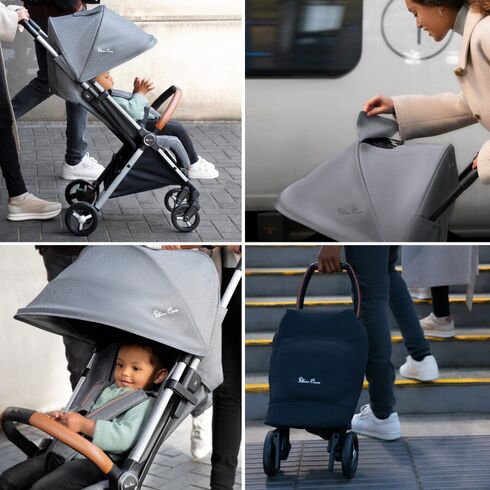 Carucior Silver Cross Jet 3 Silver, Culoare: Gri - poza 6 - ExclusivMAG.ro