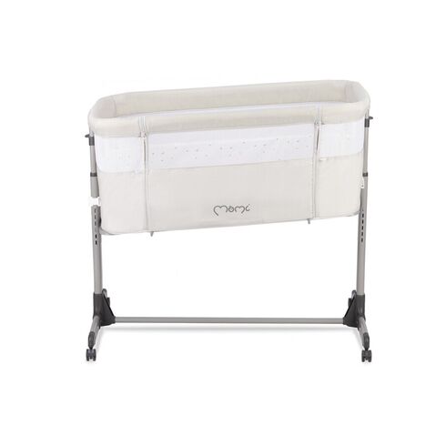 Co-sleeper MoMi, Revo - Light Grey, Culoare: Gri deschis,poza 3
