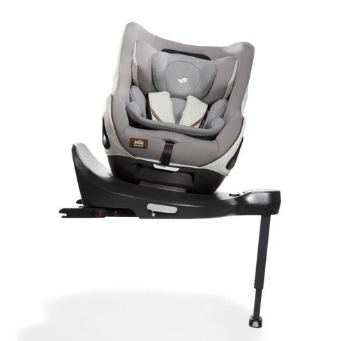 Set scaun auto rotativ Joie i-Size i-Harbour Signature Oyster, 40-105 cm + Baza i-Size i-Base Encore, Culoare: Gri deschis, Grupa: 0-18kg (0 luni - 4 ani),poza 3