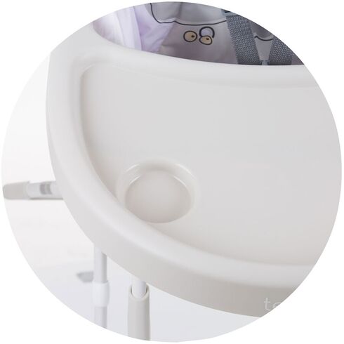 Scaun de masa Chipolino Teddy glacier, Culoare: Gri,poza 6