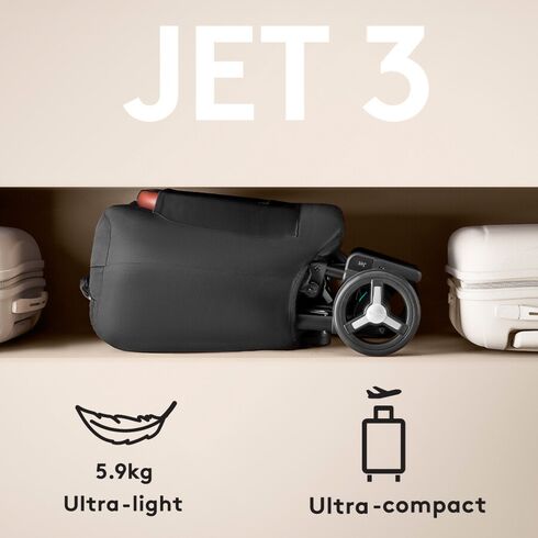Carucior Silver Cross Jet 3 Black, Culoare: Negru - poza 6 - ExclusivMAG.ro