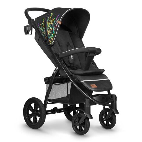 Carucior sport Lionelo Annet Tour Dreamin, Editie Limitata, 0-22 kg, Cu certificare TÜV SÜD, Negru, Culoare: Multicolor, Model: sport,poza 8