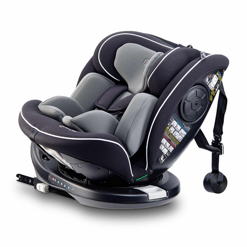 Scaun auto BabyGo Nova2, Black, 40 -150 cm, certificat R129, Culoare: Gri/Negru, Grupa: 0-18kg (0 luni - 4 ani),poza 3