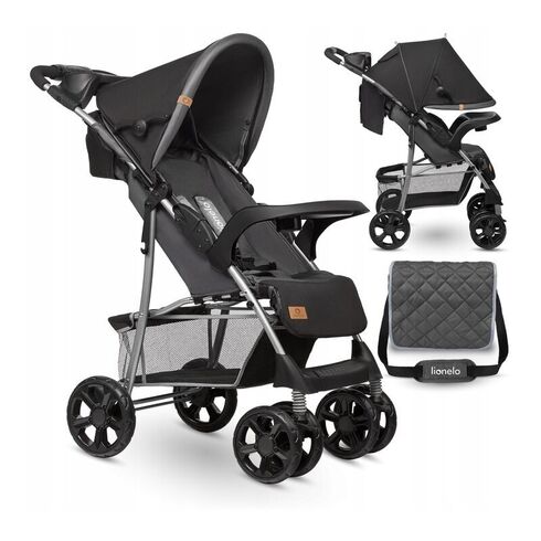 Carucior sport Lionelo Emma Plus, Stone, Culoare: Gri,poza 2