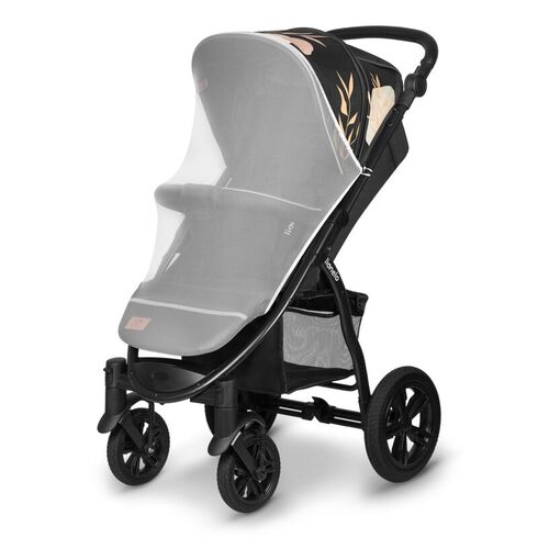 Carucior sport Lionelo Annet Tour Lovin, Editie Limitata, 0-22 kg, Cu certificare TÜV SÜD, Negru, Culoare: Gri/Negru, Model: sport,poza 6