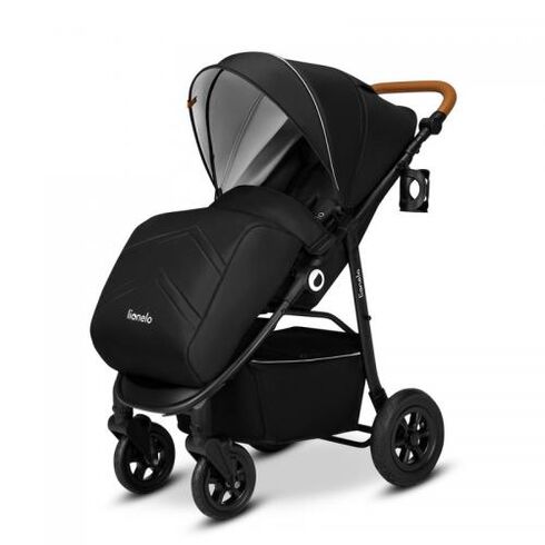 Carucior sport Lionelo Natt, De la nastere, 0 - 22 kg, Negru Onyx, Culoare: Negru, Model: sport,poza 3  - ExclusivMAG.ro Carucior sport Lionelo Natt, De la nastere, 0 - 22 kg, Negru Onyx, Culoare: Negru, Model: sport,poza 3