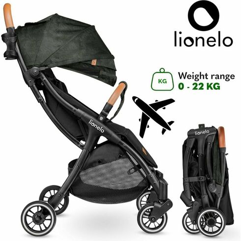 Carucior sport Lionelo Julie One, Tropical Green, Culoare: Verde, Model: sport,poza 3