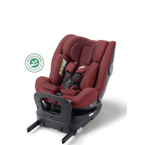 Scaun Auto i-Size 0-7 ani Salia 125 Exclusive Iron Red Recaro, Culoare: Rosu, Grupa: 0-25kg (0 luni - 7 ani)  - ExclusivMAG.ro