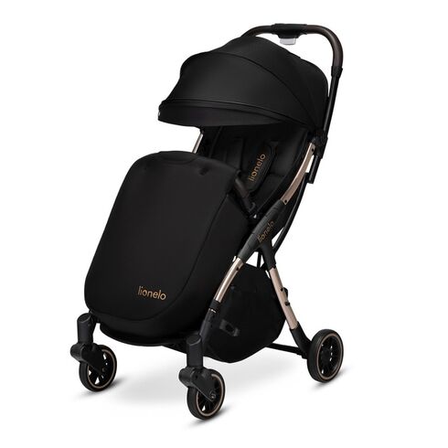 Carucior sport Lionelo Julie One, 0-22 kg, Negru/Auriu, Culoare: Negru/Auriu, Model: sport,poza 2