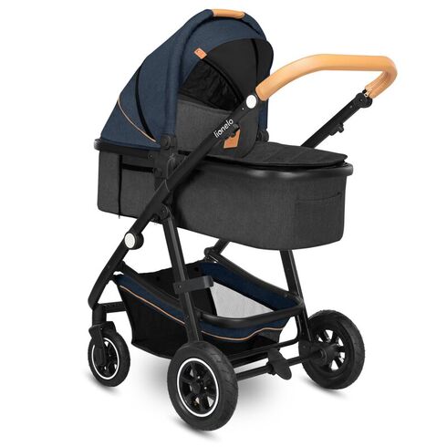 Carucior Lionelo Amber 2 in 1, Pana la 22 kg, Albastru, Culoare: Albastru, Model: 2 in 1,poza 4