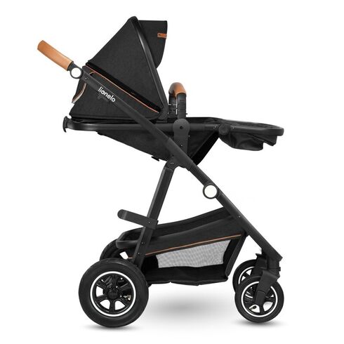 Carucior Lionelo Amber 2 in 1, Pana la 22 kg, Gri inchis, Culoare: Gri, Model: 2 in 1,poza 7
