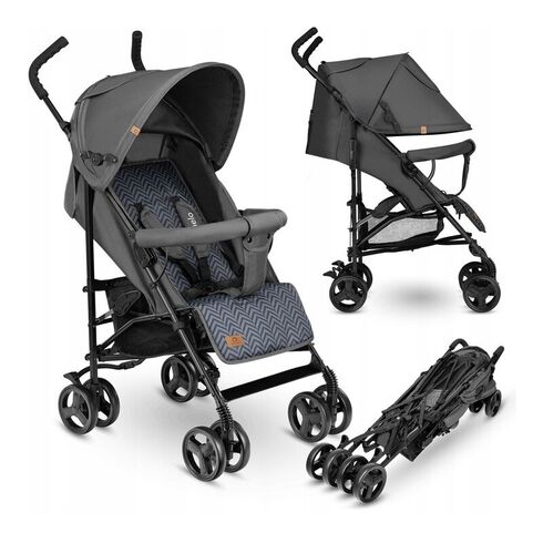 Carucior sport Lionelo Elia, Graphite, Culoare: Gri,poza 3