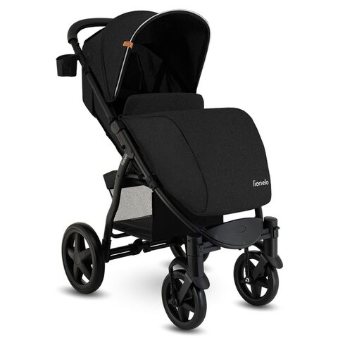 Carucior sport Lionelo Annet, Black Carbon, Culoare: Negru,poza 3