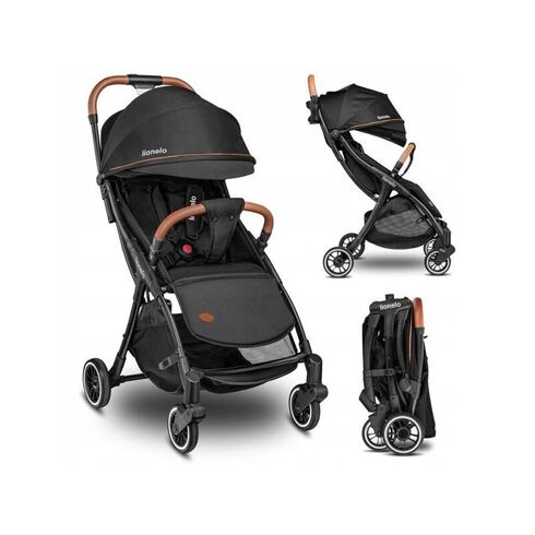 Carucior sport Lionelo Julie One, Black, Culoare: Negru, Model: sport,poza 2  - ExclusivMAG.ro Carucior sport Lionelo Julie One, Black, Culoare: Negru, Model: sport,poza 2