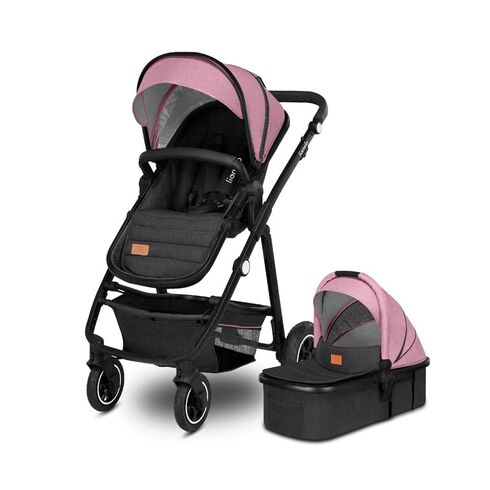 Carucior Lionelo Amber 2 in 1, Pana la 22 kg, Roz, Culoare: Roz, Model: 2 in 1