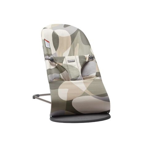 BabyBjorn - Balansoar Bliss print Khaki/Green, Bumbac, Culoare: Verde