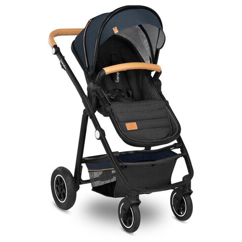 Carucior Lionelo Amber 2 in 1, Pana la 22 kg, Albastru, Culoare: Albastru, Model: 2 in 1,poza 6
