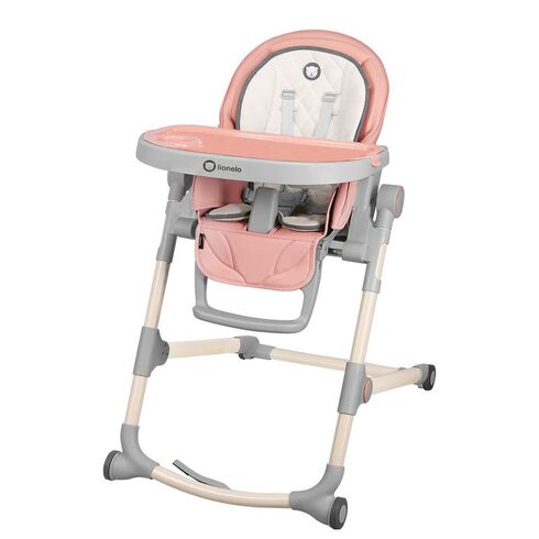 Lionelo - Scaun de masa pliabil Cora, Bubblegum, Culoare: Roz