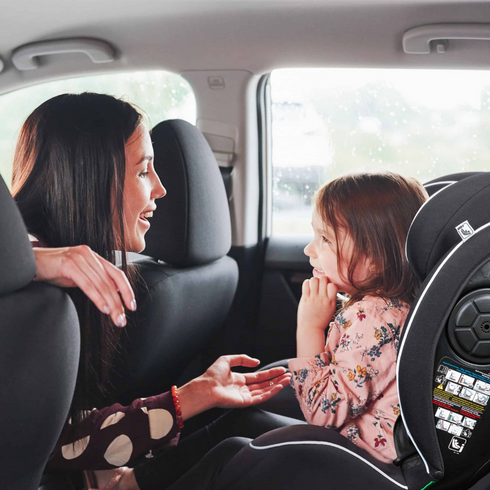 Scaun auto BabyGo Nova2, Black, 40 -150 cm, certificat R129, Culoare: Gri/Negru, Grupa: 0-18kg (0 luni - 4 ani),poza 9