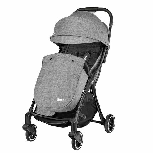 Carucior sport Lionelo Julie One, Stone Grey, Culoare: Gri deschis, Model: sport,poza 4