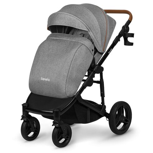 Carucior 2 in 1 Lionelo Mari Tour, 0-22 kg, Gri, Culoare: Gri, Model: 2 in 1,poza 2
