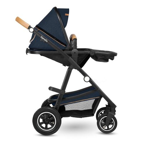 Carucior Lionelo Amber 2 in 1, Pana la 22 kg, Albastru, Culoare: Albastru, Model: 2 in 1,poza 7