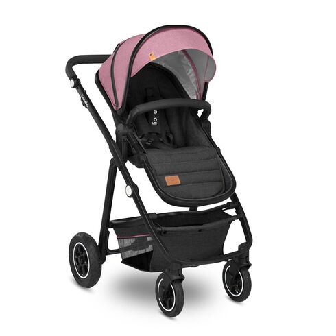 Carucior Lionelo Amber 2 in 1, Pana la 22 kg, Roz, Culoare: Roz, Model: 2 in 1,poza 5