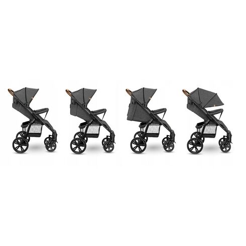 Carucior sport Lionelo Annet Tour, de la nastere pana la 22 kg, certificare TÜV SÜD, Gri, Culoare: Gri, Model: sport,poza 7