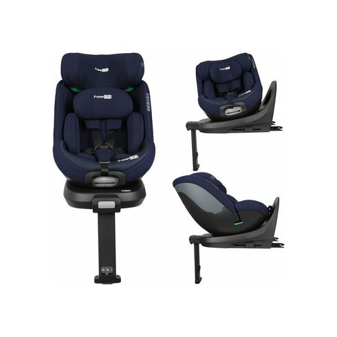 Scaun auto pentru copii, Lotus, Nastere - 125 Cm, Rotire 360° grade, FreeON, Blue, Culoare: Albastru, Grupa: 0-25kg (0 luni - 7 ani),poza 2