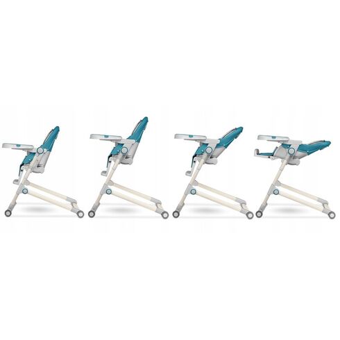 Lionelo - Scaun de masa pliabil Cora, Ocean, Culoare: Albastru,poza 3