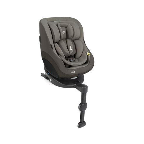 Scaun auto rotativ Joie Spin 360° GTi Cobblestone, 40-105 cm, certificat R129, Culoare: Gri, Grupa: 0-18kg (0 luni - 4 ani)  - ExclusivMAG.ro