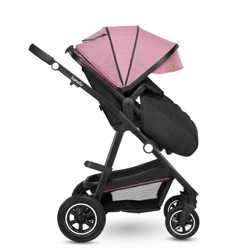 Carucior Lionelo Amber 2 in 1, Pana la 22 kg, Roz, Culoare: Roz, Model: 2 in 1,poza 7