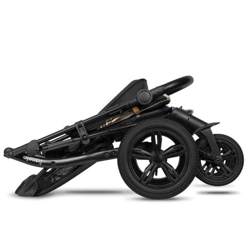 Carucior sport Lionelo Annet Tour Lovin, Editie Limitata, 0-22 kg, Cu certificare TÜV SÜD, Negru, Culoare: Gri/Negru, Model: sport,poza 7