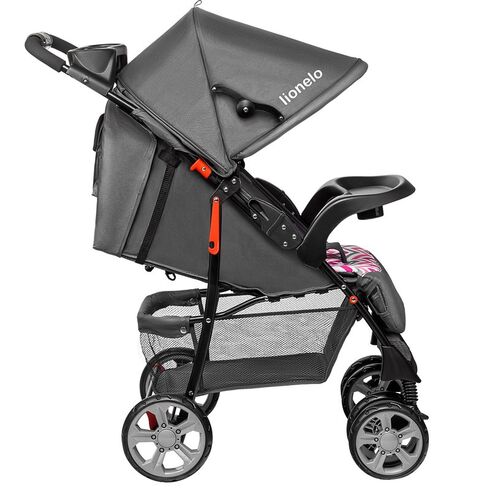 Carucior sport Lionelo Emma Plus, Pink Scandi, Culoare: Roz,poza 3