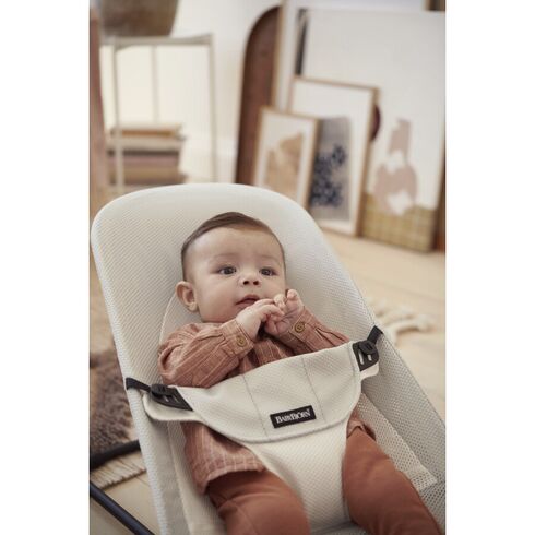 BabyBjorn - Balansoar Balance Silver White Mesh, Culoare: Alb/Gri,poza 9