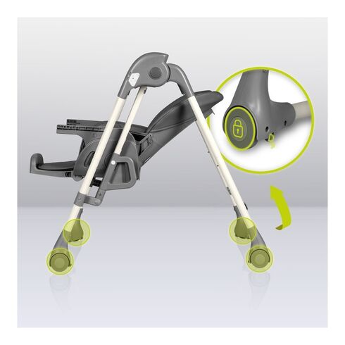 Lionelo - Scaun de masa si balansoar, 2 in 1, Laurice, 0 luni+, Gri, Culoare: Gri,poza 5  - ExclusivMAG.ro Lionelo - Scaun de masa si balansoar, 2 in 1, Laurice, 0 luni+, Gri, Culoare: Gri,poza 5