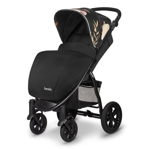 Carucior sport Lionelo Annet Tour Lovin, Editie Limitata, 0-22 kg, Cu certificare TÜV SÜD, Negru, Culoare: Gri/Negru, Model: sport,poza 4