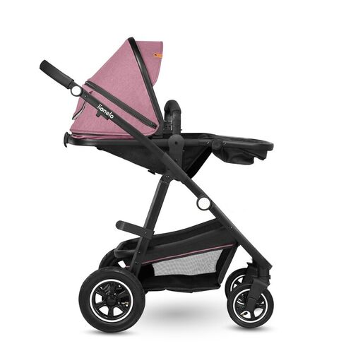 Carucior Lionelo Amber 2 in 1, Pana la 22 kg, Roz, Culoare: Roz, Model: 2 in 1,poza 6