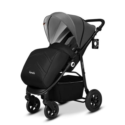 Carucior sport Lionelo Natt, De la nastere, 0 - 22 kg, Gri, Culoare: Gri, Model: sport,poza 2