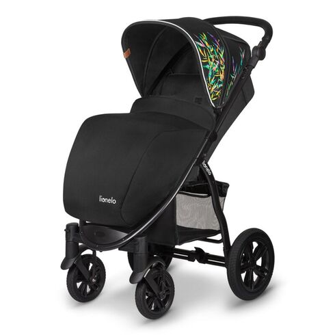 Carucior sport Lionelo Annet Tour Dreamin, Editie Limitata, 0-22 kg, Cu certificare TÜV SÜD, Negru, Culoare: Multicolor, Model: sport,poza 2