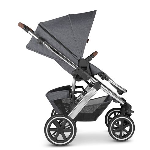 Carucior 2 in 1 Salsa 4 AIR Asphalt ABC Design, Culoare: Gri, Model: 2 in 1 - poza 5 - ExclusivMAG.ro
