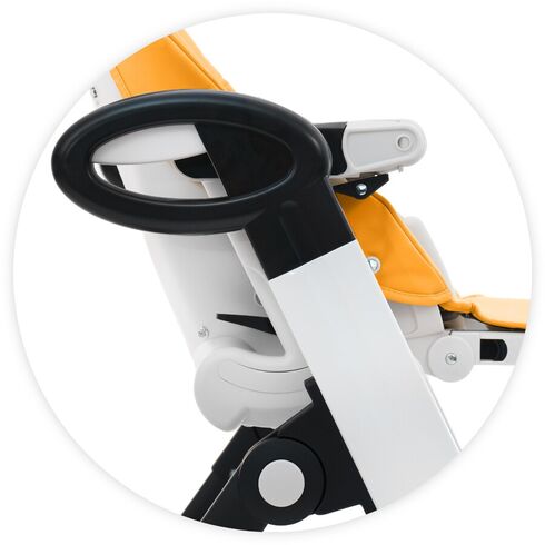 Scaun de masa AppeKids - Vogue - Orange, Culoare: Portocaliu,poza 5